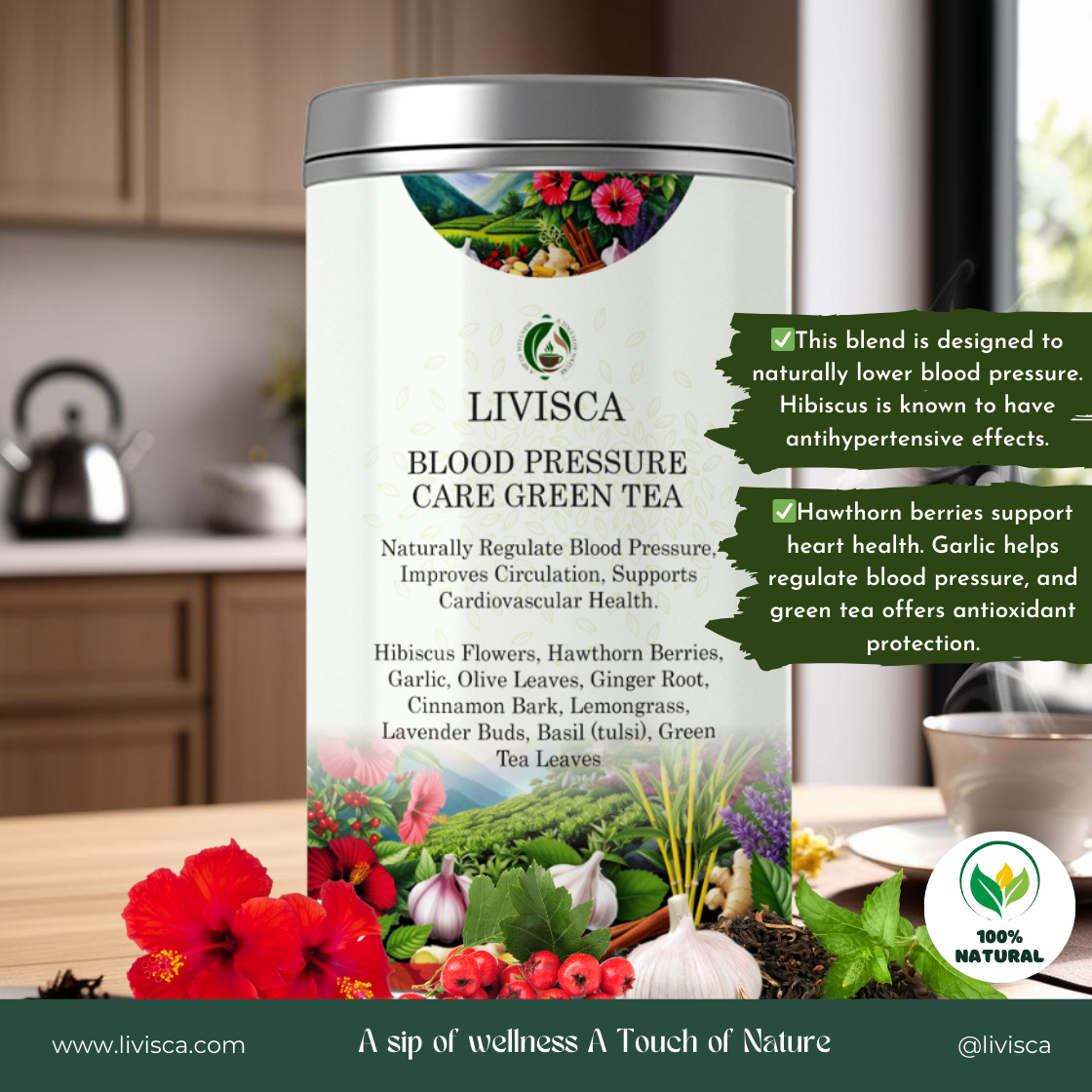 Blood pressure control tea