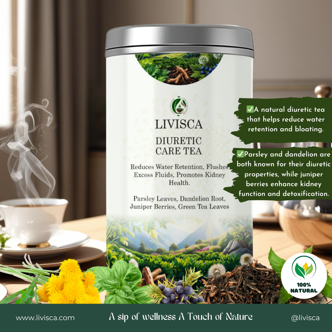 Diuretic Care Tea (for Water Retention)