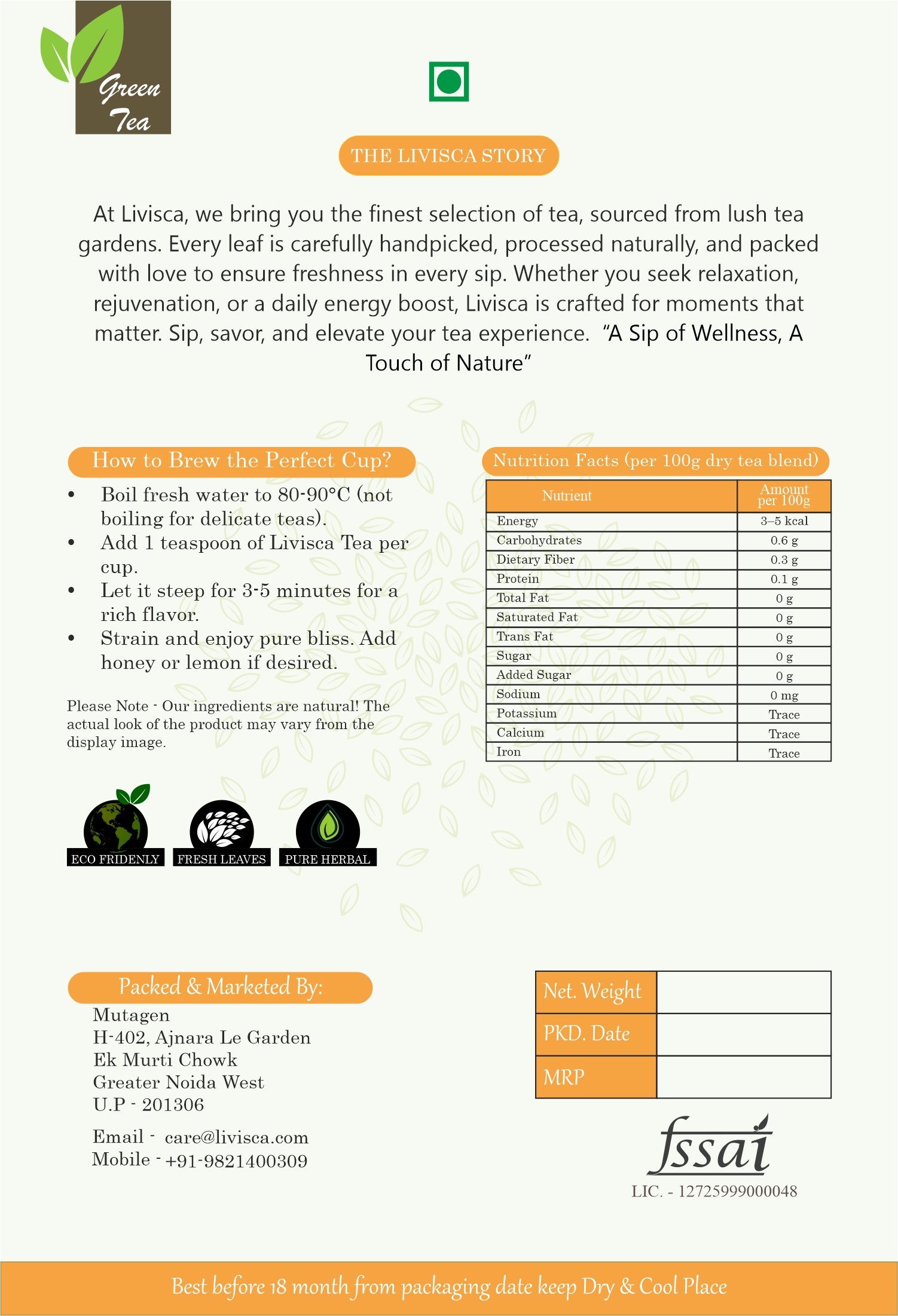 Liver Cleanse Green Tea