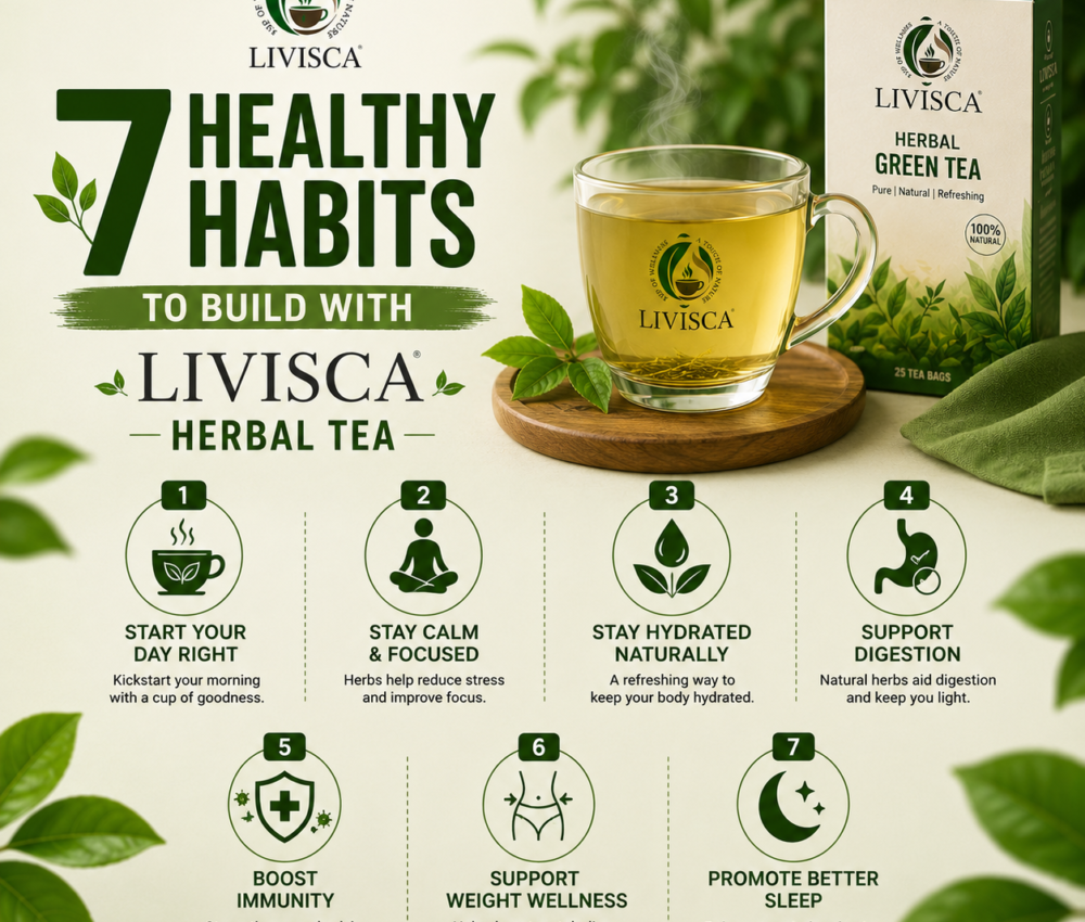 7 Healthy Habits to Build with Livisca Herbal Tea