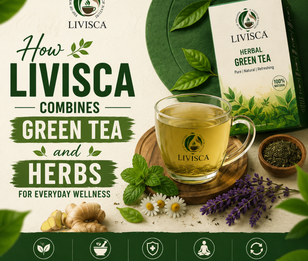 How Livisca Combines Green Tea and Herbs for Everyday Wellness